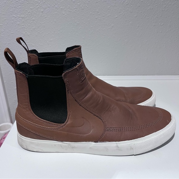Nike SB Zoom Stefan Janoski Slip Mid RM British Tan BQ5888-200 Men’s Size 11 EUC - Picture 4 of 11